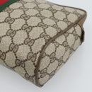 GUCCI GG Supreme Clutch Bag PVC Leather Beige 89 01 012 Auth ep15235-8