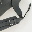 LOEWE Backpack Leather Gray Silver Auth ep15239V-11