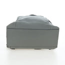 LOEWE Backpack Leather Gray Silver Auth ep15239V-13