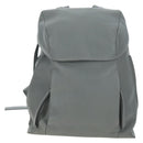 LOEWE Backpack Leather Gray Silver Auth ep15239V-2