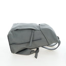 LOEWE Backpack Leather Gray Silver Auth ep15239V-6
