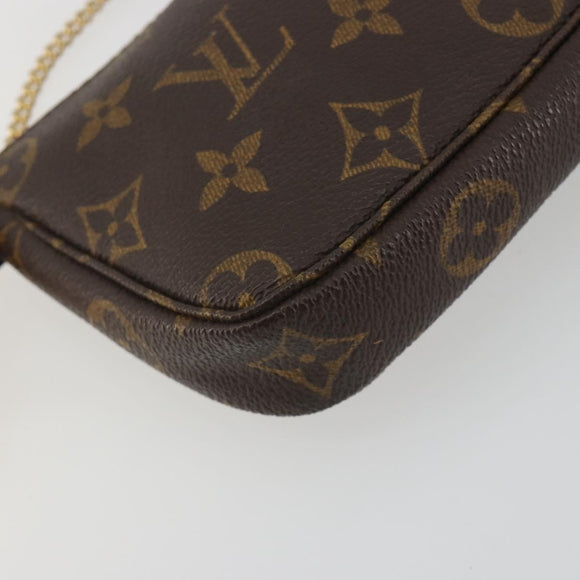 LOUIS VUITTON Monogram Mini Pochette Accessoires Pouch M58009 LV Auth ep15240A