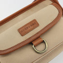 BURBERRY Shoulder Bag Canvas Beige Gold Tone Auth ep15241A-17