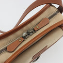 BURBERRY Shoulder Bag Canvas Beige Gold Tone Auth ep15241A-10