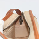 BURBERRY Shoulder Bag Canvas Beige Gold Tone Auth ep15241A-18