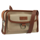 BURBERRY Shoulder Bag Canvas Beige Gold Tone Auth ep15241A-1