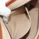 BURBERRY Shoulder Bag Canvas Beige Gold Tone Auth ep15241A-21