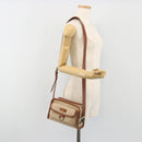 BURBERRY Shoulder Bag Canvas Beige Gold Tone Auth ep15241A-23