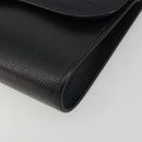 Christian Dior Chain Shoulder Bag Leather Black Gold Tone Auth ep15243A-10