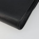 Christian Dior Chain Shoulder Bag Leather Black Gold Tone Auth ep15243A-12