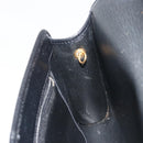 Christian Dior Chain Shoulder Bag Leather Black Gold Tone Auth ep15243A-19