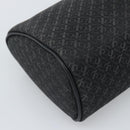 LOEWE Anagram Clutch Bag Canvas Black Gold Tone Auth ep15245-16