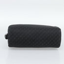 LOEWE Anagram Clutch Bag Canvas Black Gold Tone Auth ep15245-6