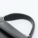 Burberrys Hand Bag Leather Black Silver Auth ep15246-8