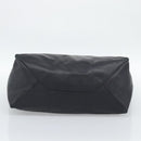 CELINE Horizontal Cava Tote Bag Leather Blue Black Auth ep15247-9