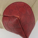 GUCCI GuccissimaGG Shoulder Bag Canvas Beige Red 257301 Auth ep15248-14