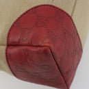 GUCCI GuccissimaGG Shoulder Bag Canvas Beige Red 257301 Auth ep15248-16