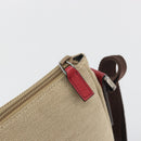 GUCCI GuccissimaGG Shoulder Bag Canvas Beige Red 257301 Auth ep15248-10