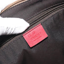 GUCCI GuccissimaGG Shoulder Bag Canvas Beige Red 257301 Auth ep15248-18