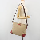 GUCCI GuccissimaGG Shoulder Bag Canvas Beige Red 257301 Auth ep15248-23