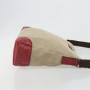 GUCCI GuccissimaGG Shoulder Bag Canvas Beige Red 257301 Auth ep15248-3