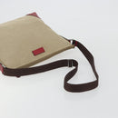 GUCCI GuccissimaGG Shoulder Bag Canvas Beige Red 257301 Auth ep15248-7