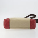 GUCCI GuccissimaGG Shoulder Bag Canvas Beige Red 257301 Auth ep15248-5