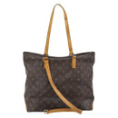 LOUIS VUITTON Monogram Cabas Mezzo Tote Bag M51151 LV Auth ep15251-2