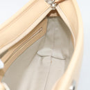 BURBERRY Shoulder Bag Canvas White Silver Auth ep15254-18