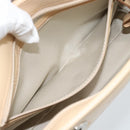 BURBERRY Shoulder Bag Canvas White Silver Auth ep15254-21