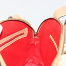CELINE Shoulder Bag Leather Beige Gold Tone Auth ep15255-19