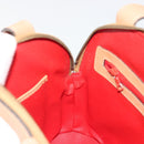 CELINE Shoulder Bag Leather Beige Gold Tone Auth ep15255-20