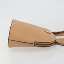 CELINE Shoulder Bag Leather Beige Gold Tone Auth ep15255-3