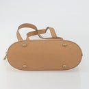 CELINE Shoulder Bag Leather Beige Gold Tone Auth ep15255-5