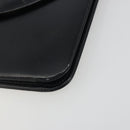 Christian Dior Chain Shoulder Bag Leather Black Gold Tone Auth ep15258-15