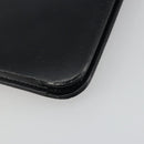 Christian Dior Chain Shoulder Bag Leather Black Gold Tone Auth ep15258-17