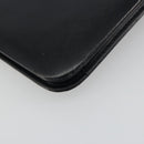 Christian Dior Chain Shoulder Bag Leather Black Gold Tone Auth ep15258-18