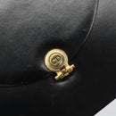 Christian Dior Chain Shoulder Bag Leather Black Gold Tone Auth ep15258-19
