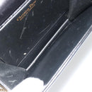 Christian Dior Chain Shoulder Bag Leather Black Gold Tone Auth ep15258-12