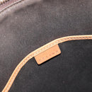 CELINE Macadam Tote Bag PVC Leather Brown Gold Tone Auth ep15259-18