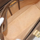 GUCCI Hand Bag Leather Brown Gold Tone Auth ep15262A-16