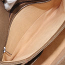 GUCCI Hand Bag Leather Brown Gold Tone Auth ep15262A-19