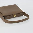 GUCCI Hand Bag Leather Brown Gold Tone Auth ep15262A-7