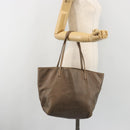 LOEWE Tote Bag Leather Brown Auth ep15264-23