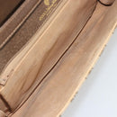 GUCCI GG Supreme Shoulder Bag PVC Leather Beige Gold Tone Auth ep15270-11