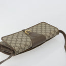 GUCCI GG Supreme Shoulder Bag PVC Leather Beige Gold Tone Auth ep15270-6