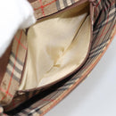 Burberrys Shoulder Bag Leather Brown Gold Tone Auth ep15272-12