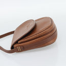 Burberrys Shoulder Bag Leather Brown Gold Tone Auth ep15272-3