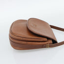 Burberrys Shoulder Bag Leather Brown Gold Tone Auth ep15272-4
