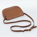 Burberrys Shoulder Bag Leather Brown Gold Tone Auth ep15272-7